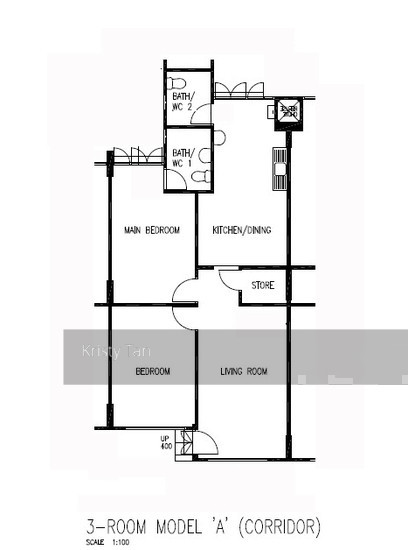 Blk 420 Tampines Street 41 (Tampines), HDB 3 Rooms #128803122